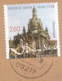 [Dresden Frauenkirche - The 350th Anniversary of the Birth of George Bähr, 1666-1738, type DDZ]