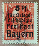 [Charity Stamps - Overprinted "Für Kriegsbeschädigte", type Q1]