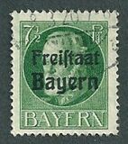 [King Ludwig III Overprinted "Freistaat Bayern", type P2]