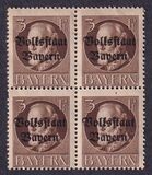 [Overprinted "Volksstaat Bayern", type N]