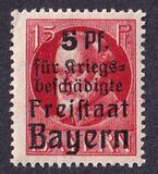 [Charity Stamps - Overprinted "Für Kriegsbeschädigte", type Q1]