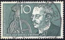 [The 100th Anniversary of the Birth of Rudolf Diesel, 1858-1913, type DT]