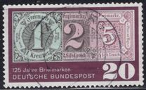 [The 125th Anniversary of the First German Stamp, type KU]