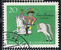 [The 250th Anniversary of the Birth of Baron von Münchhausen, type PV]