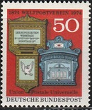 [The 100th Anniversary of the World Postal Union, type WR]