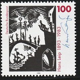 [The 100th Anniversary of the Birth of Hans Leip, Writer and Lithografic Artist, type BDK]