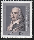 [The 150th Anniversary of the Death of Friedrich Hölderlin, Poet, type BCX]