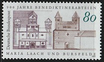 [The 900th Anniversary of the Benedictine Monasteries Maria Laach and Bursfelde, type BCN]