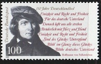 [The 150th Anniversary of the German Patriotic Songs, type AYA]