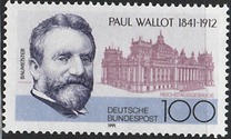 [The 150th Anniversary of the Death of Paul Wallot, Architect, type AXH]