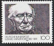 [The 100th Anniversary of the Death of Ludwig Windthorst, Politician, type AWH]