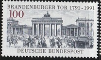 [The 200th Anniversary of the Brandenburger Tor, type AVP]