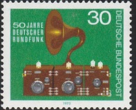 [The 50th Anniversary of German Broadcasting, type VE]