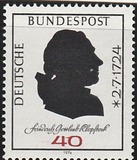 [The 250th Anniversary of the Birth of Friedrich Gottlieb Klopstock, Poet, type WB]