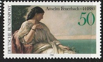 [The 100th Anniversary of the Death of Anselm Feuerbach, Painter, type AEQ]