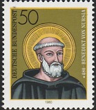 [The 1500th Anniversary of the Birth of Benedikt from Nursia, type AFM]