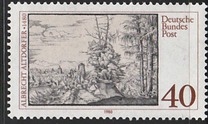 [The 500th Anniversary of the Birth of Albrecht Altdorfer, Painter, type AFY]