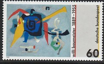 [The 100th Anniversary of the Birth of Willi Baumeister, Painter, tip ASC]