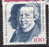 [The 250th Anniversary of the Birth of Matthias Claudius, Poet, type AUU]