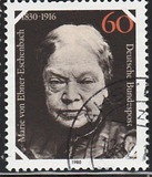 [The 150th Anniversary of the Birth of Marie von Ebner Eschenbach, Writer, type AFO]