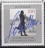 [The 100th Anniversary of the German Schiller Society, tip BHE]