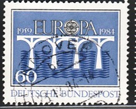 [EUROPA Stamps - Bridges - The 25th Anniversary of C.E.P.T., type AKX]