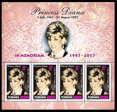 [The 20th Anniversary of the Death of Princess Diana, 1961-1997 - Stamp of 1999 Surcharged, סוג HTJ1]