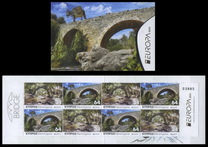 [EUROPA Stamps - Bridges, Scrivi ATR]