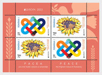 [EUROPA Stamps - Peace - The Highest Value of Humanity, Scrivi LUJ]