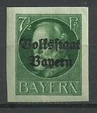 [Overprinted "Volksstaat Bayern", type N2]