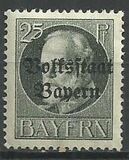 [Overprinted "Volksstaat Bayern", type N6]