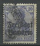 [German Empire Postage Stamps Overprinted "Freistaat Bayern", type O6]