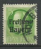 [King Ludwig III Overprinted "Freistaat Bayern", type P1]