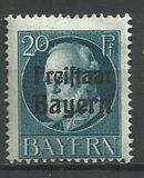 [King Ludwig III Overprinted "Freistaat Bayern", type P5]