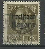 [King Ludwig III Overprinted "Freistaat Bayern", type P8]