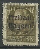 [King Ludwig III Overprinted "Freistaat Bayern", type P8]