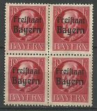 [King Ludwig III Overprinted "Freistaat Bayern", type P3]