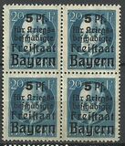 [Charity Stamps - Overprinted "Für Kriegsbeschädigte", type Q2]