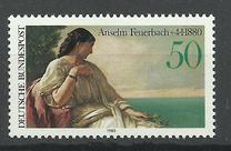 [The 100th Anniversary of the Death of Anselm Feuerbach, Painter, type AEQ]