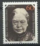 [The 150th Anniversary of the Birth of Marie von Ebner Eschenbach, Writer, type AFO]