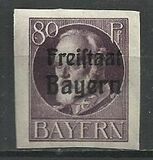 [King Ludwig III Overprinted "Freistaat Bayern", type P12]