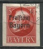 [King Ludwig III Overprinted "Freistaat Bayern", type P15]