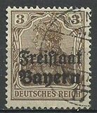 [German Empire Postage Stamps Overprinted "Freistaat Bayern", type O1]