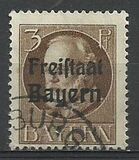 [King Ludwig III Overprinted "Freistaat Bayern", type P]