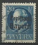 [King Ludwig III Overprinted "Freistaat Bayern", type P5]