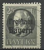 [King Ludwig III Overprinted "Freistaat Bayern", type P6]