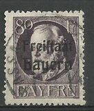 [King Ludwig III Overprinted "Freistaat Bayern", type P12]