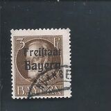 [King Ludwig III Overprinted "Freistaat Bayern", type P]