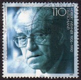 [The 10th Anniversary of Herbert Wehner, 1906-1990, type BSS]