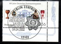 [The 100th Anniversary of the German Masonic Museum, type BYP]